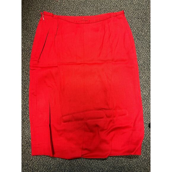 2 Pairs of Jaeger Skirts, 1 Size 10 Black, 1 Size 12 Red - Picture 7 of 7